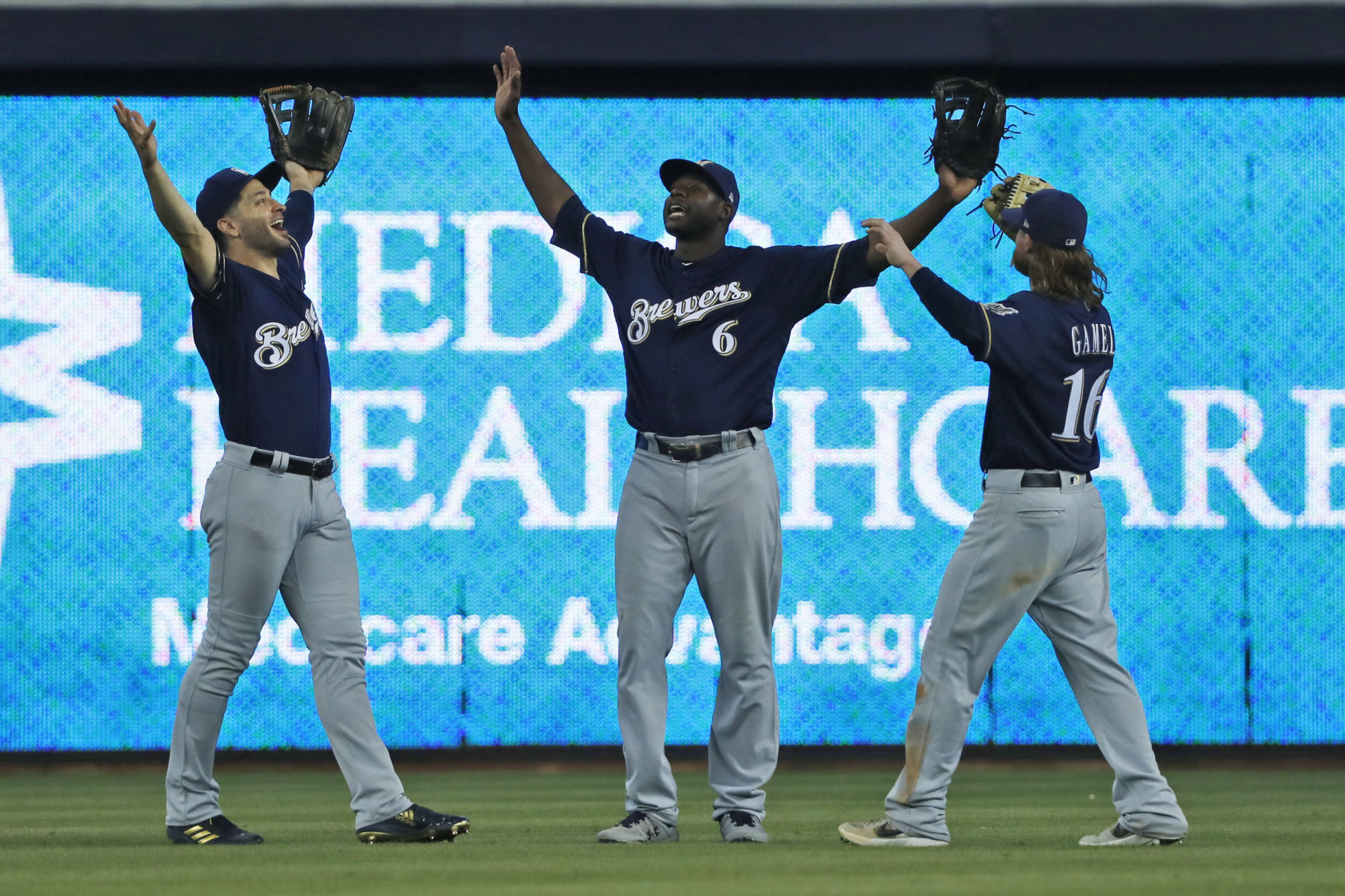 Brewers Marlins Baseball